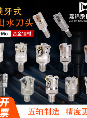中心出水R390锁牙式螺纹刀头 BAP300R/400R/1604/1135/R5/R6/R0.8