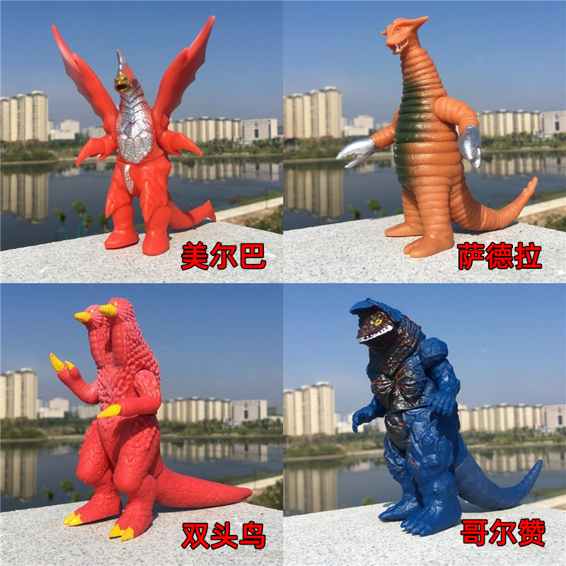 奥特软胶小怪兽 萨德拉 艾雷德王 哥莫拉 可动儿童玩具大魔王怪物
