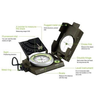 MilitaryN Mulitifunctional Outdoor Survival Camping Compass