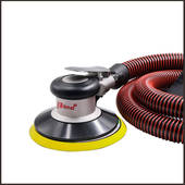 气动干磨机 6寸吸尘无尘磨v灰机打磨机风磨机汽车原子灰砂纸机磨