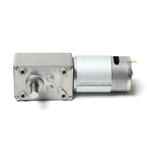 5840-555永磁有刷直流减速电机12V24IV涡轮蜗杆低速可调大扭力自