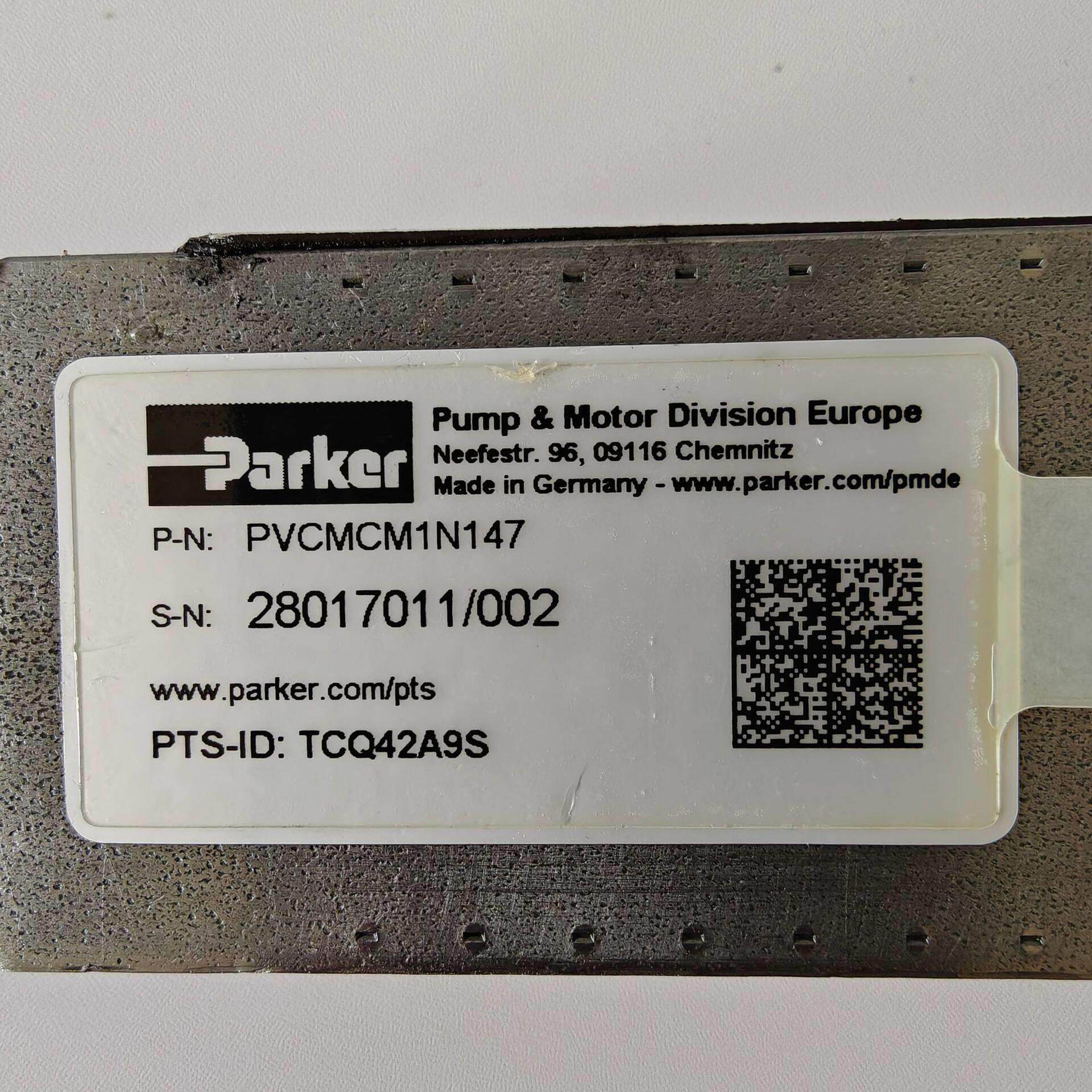 PVACRES-N3511派克PARKER柱塞泵使用，比例调压阀PVACRECMN35