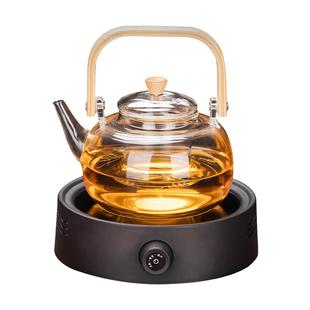 电陶炉玻璃养生壶烧水功夫茶杯花茶泡茶器家用茶炉 煮茶壶茶具套装