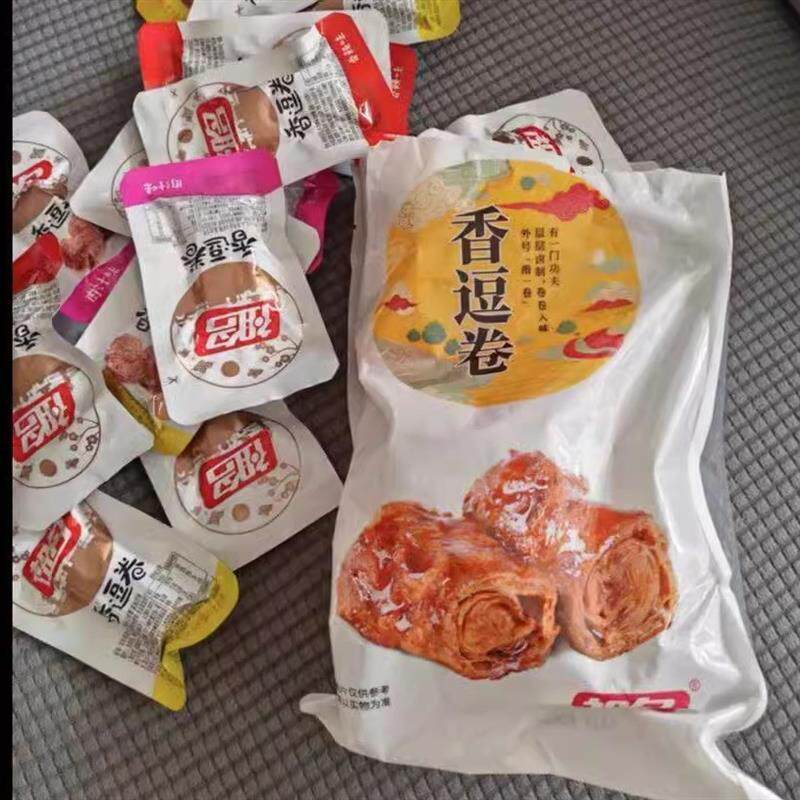祖名香逗卷豆卷五香味豆腐干豆干豆制品豆皮零食卤味素食追剧零食