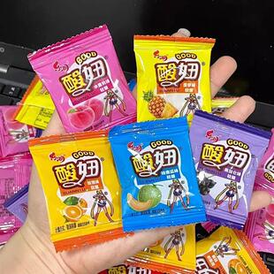 酸妞软糖乐潮酸妞糖果酸奶一代多口味水果软糖爆酸糖糖果怀旧零食