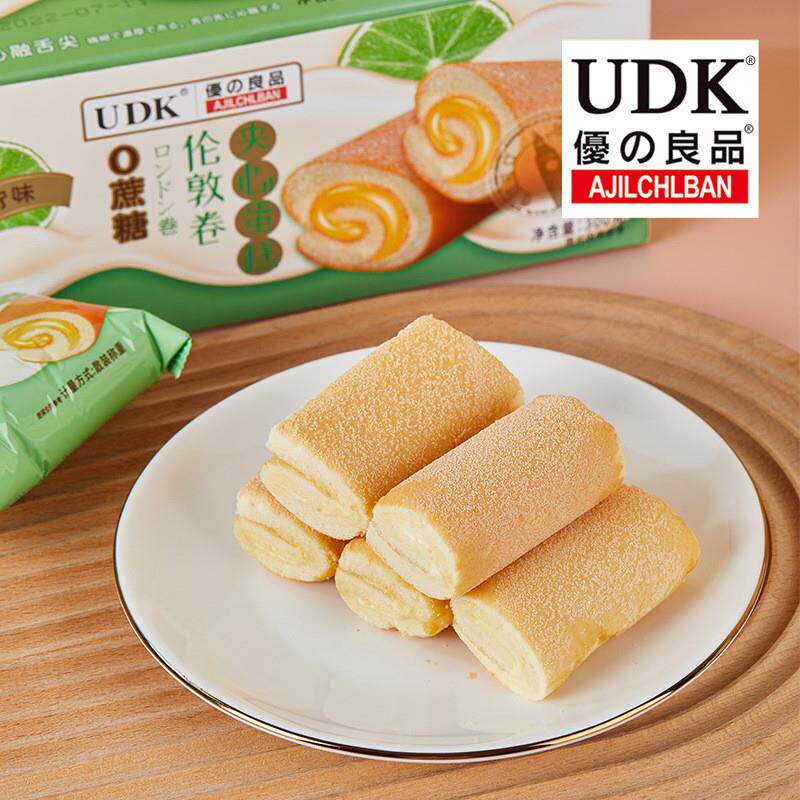 优之良品伦敦卷夹心蛋糕300g瑞士卷下午茶点心糕点爆款