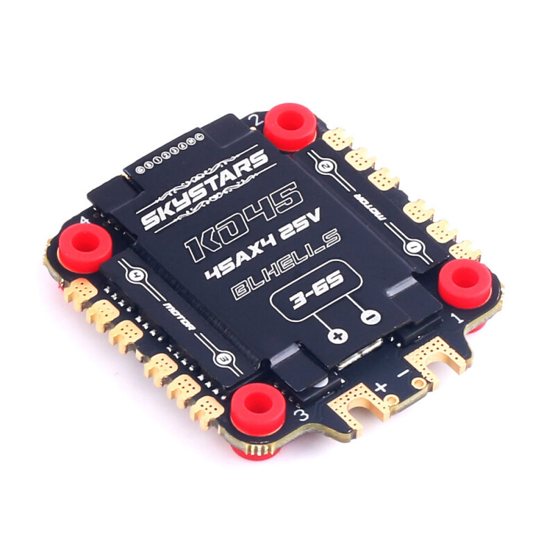 Skystars KO45 45A 3-6S ESC 128K DShot1200 4-in-1 电调 穿越机
