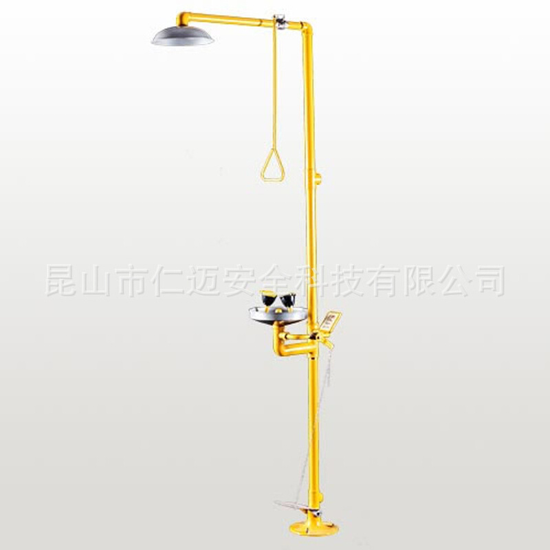 不锈钢复合式洗眼器 紧急喷淋 冲淋一体式全身喷淋洗眼器