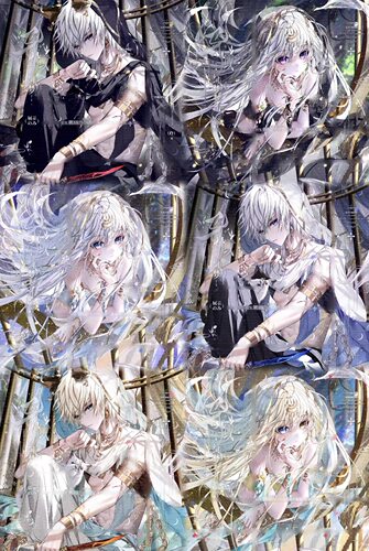 23张含l2d  纯白印记扭蛋zoo个人机原创圈动漫情侣头像 薄码底纹