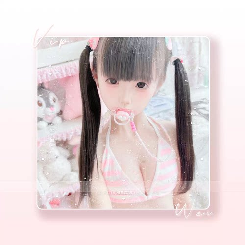 定制po33萌妹可爱萝莉双马尾粉白萝莉美化圈少女真人定制头像