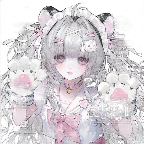 抱盒70张 涂个开心扭蛋3期 情侣插画头像原创圈直购高清无水印