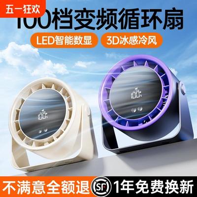 抖音同款】塔菲克小风扇桌面电风扇小型家用静音办公室桌面上usb