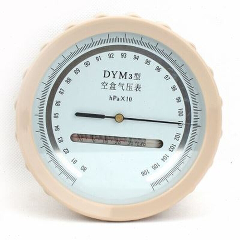 包邮空盒气压表DYM3型空气压力表 气压计 平原型 铝合金箱可开票 五金/工具 压力表 原图主图