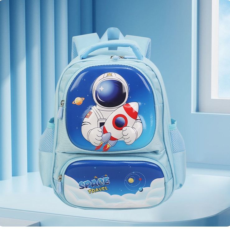 大尾猫新款幼儿园书包儿童一年级背包男孩女孩卡通可爱双肩包耐脏