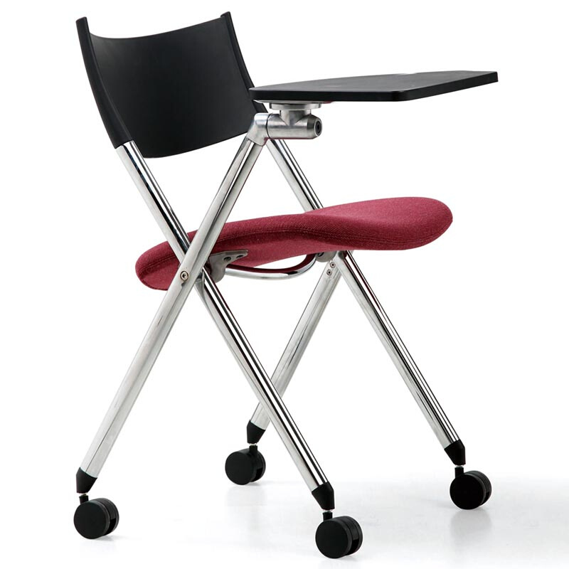 新款特价促销折叠培训椅带写字板电脑椅办公椅子职员椅洽谈会议椅-封面