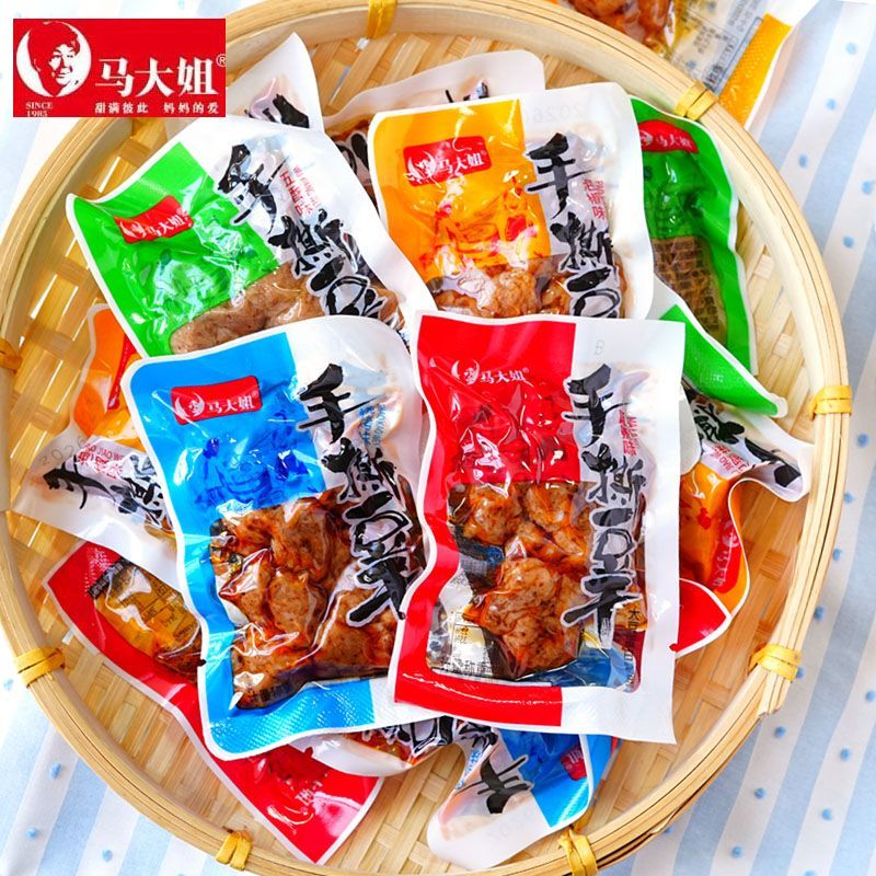手撕豆干500g五香麻辣泡椒味豆腐干食品特产休闲小零食
