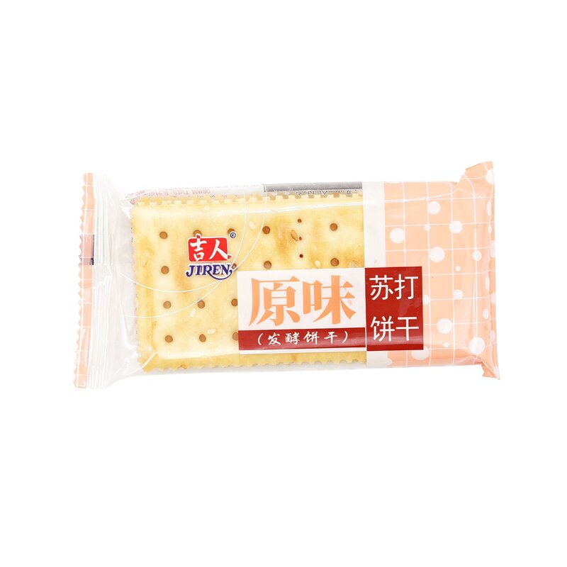 吉人苏打饼干芝麻香葱无蔗糖早餐健康食品散装碱性薄脆饼干