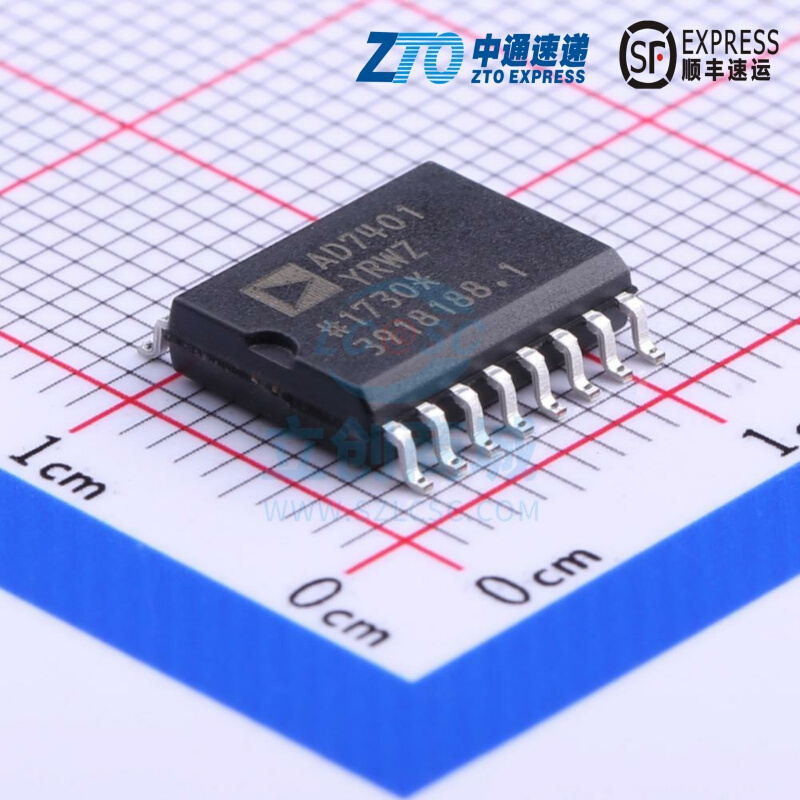 数模转换芯片DAC AD7401YRWZ SOIC-16_300mil ADI(亚德诺)/LINEAR 电子元器件市场 集成电路（IC） 原图主图