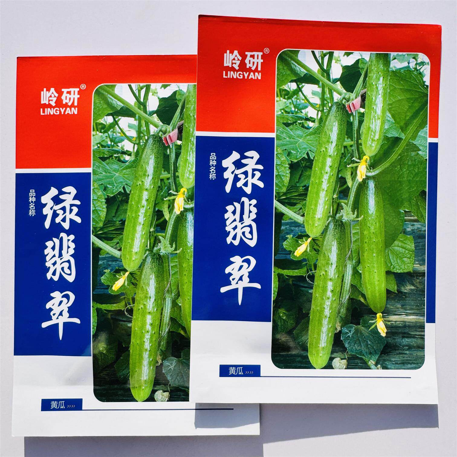 绿翡翠清甜黄瓜种孑强雌型甜脆水果黄瓜种籽翠绿清香味浓春秋两季
