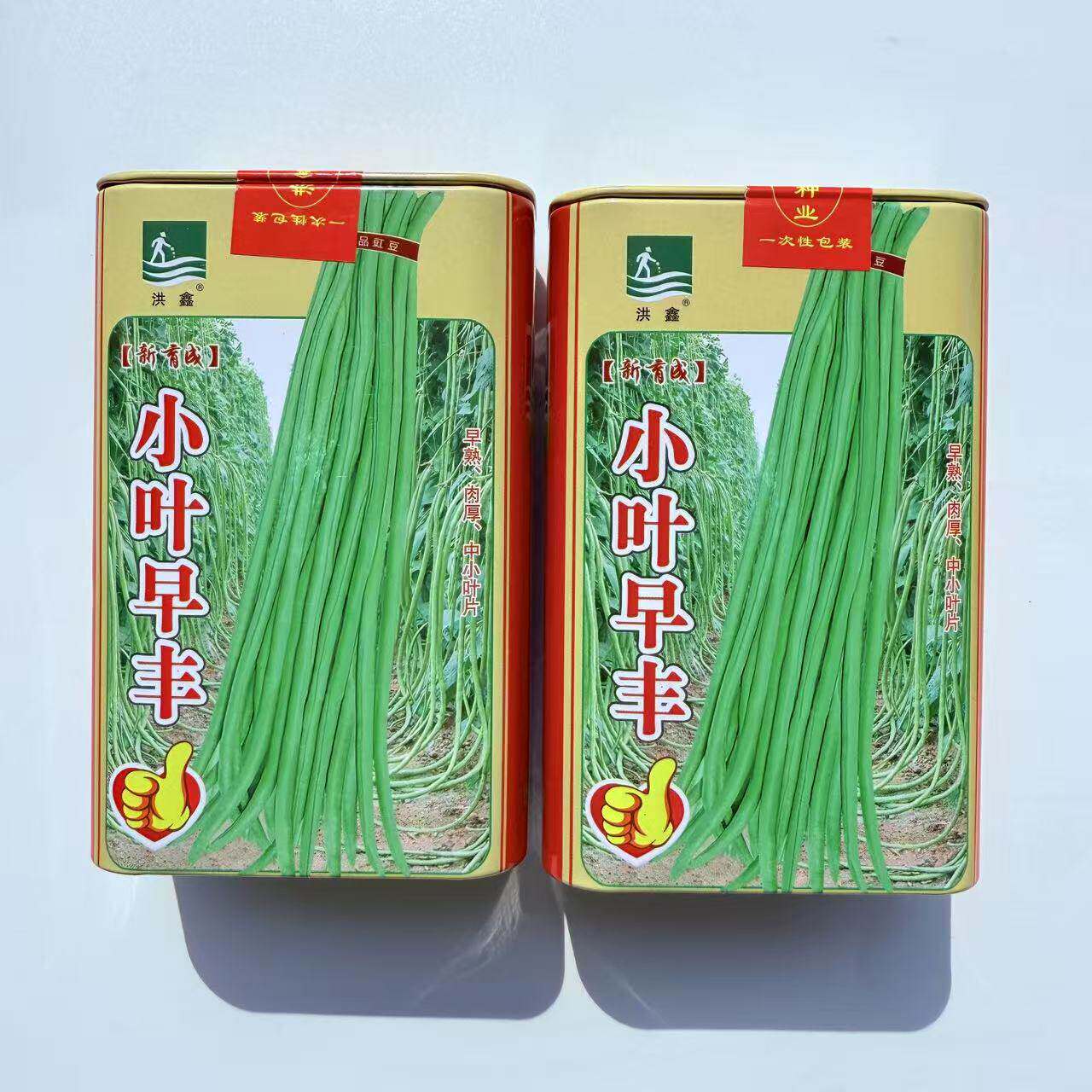 小叶早丰豇豆种子罐装特长春播秋播高产早熟抗病优质无筋豆角种子