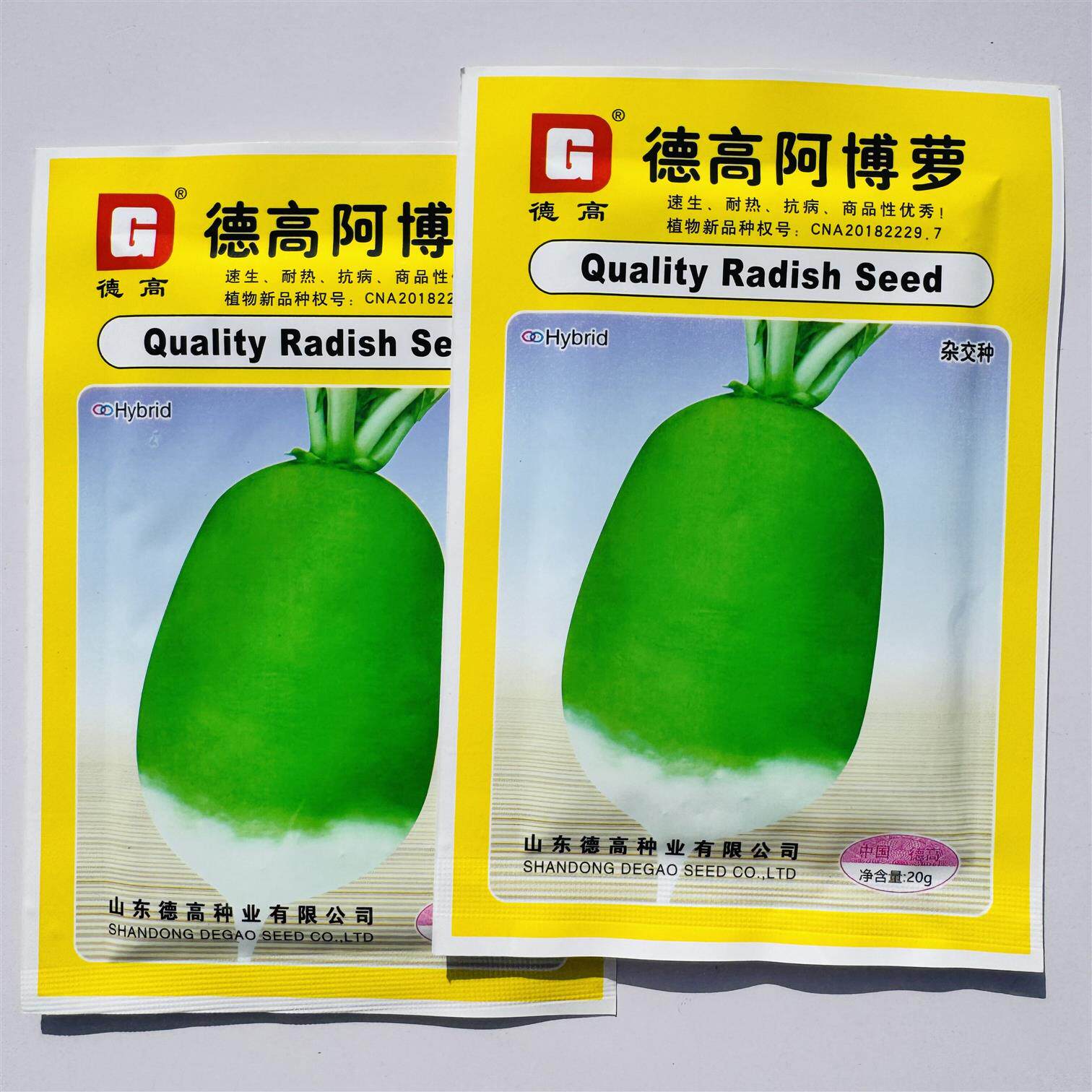 阿博萝青萝卜种子生吃脆甜耐热抗病高产可腌制青皮绿萝卜籽秋