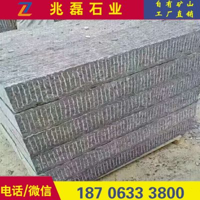 菠萝面花岗岩石材仿古面大理石拉丝面机刨石剁斧面火烧石板荔枝面