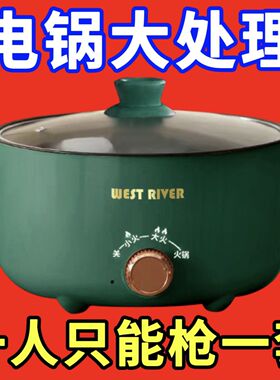 德国全自动一体式电火锅家用电炒锅多功能小电煮锅宿舍蒸煮炒电锅