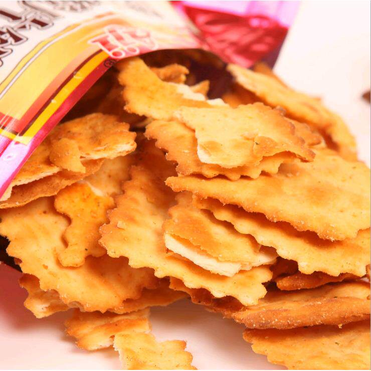Aji惊奇脆片不规则蔬菜味饼干 黑松露火腿咸味脆饼休闲零食品
