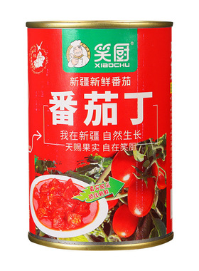 Xiaochun Xinjiang Tomato Chunks Canned Fresh Natural 400g