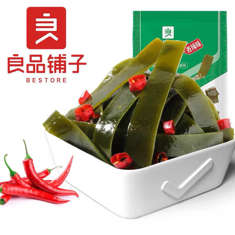 海味零食海带香辣味218g*2袋