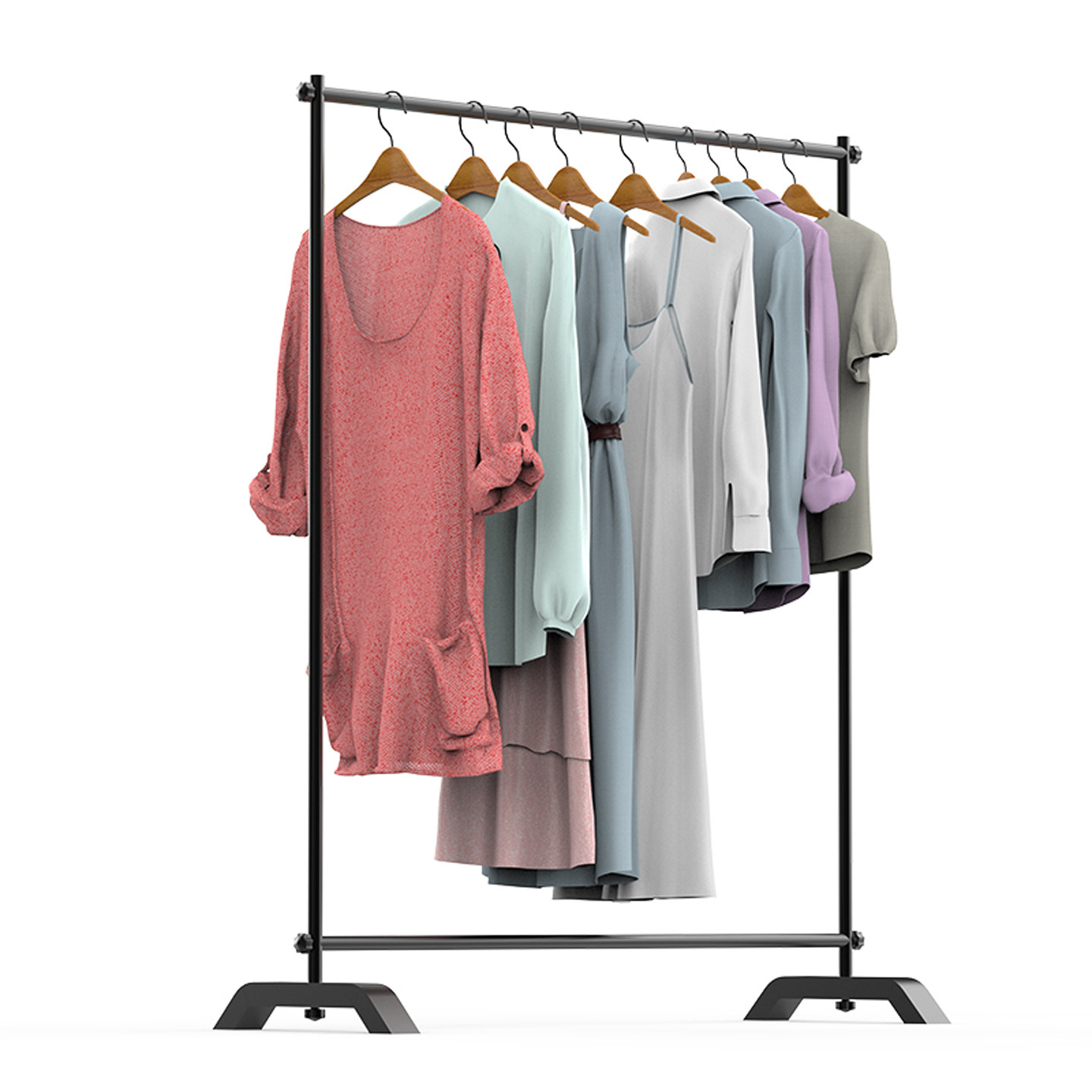 服装店中岛展示架不锈钢衣服店高端陈列架移动挂衣架落地衣服架子,商业/办公家具,服装展示架,淘宝优惠券,粉丝福利购,淘宝优惠卷