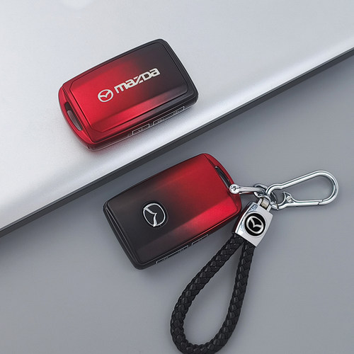 适用马自达昂克赛拉钥匙套CX4阿特兹CX5马3创意汽车包高档壳扣男