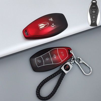 适用25款红旗H5钥匙套HS5专用扣HS7包遥控H9壳新H6改装饰品男女士