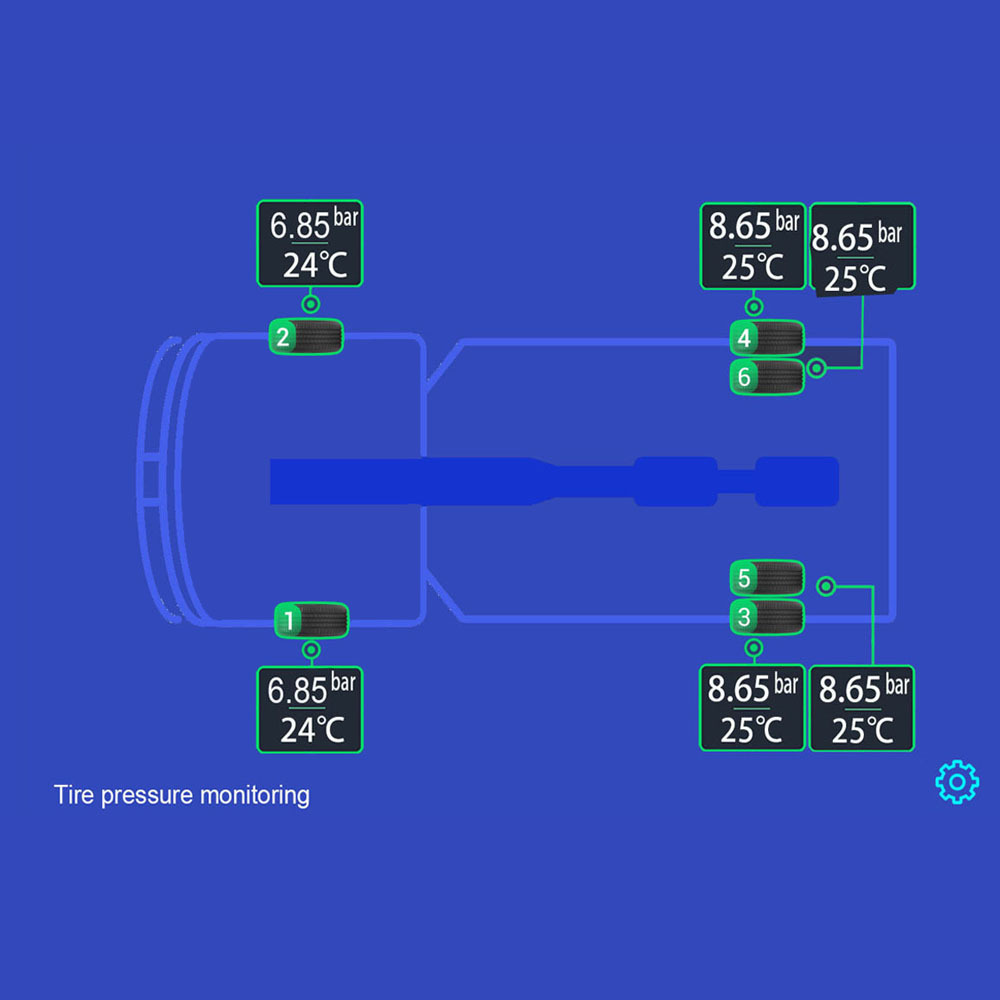 房车胎压监测TPMS安卓无线监测器