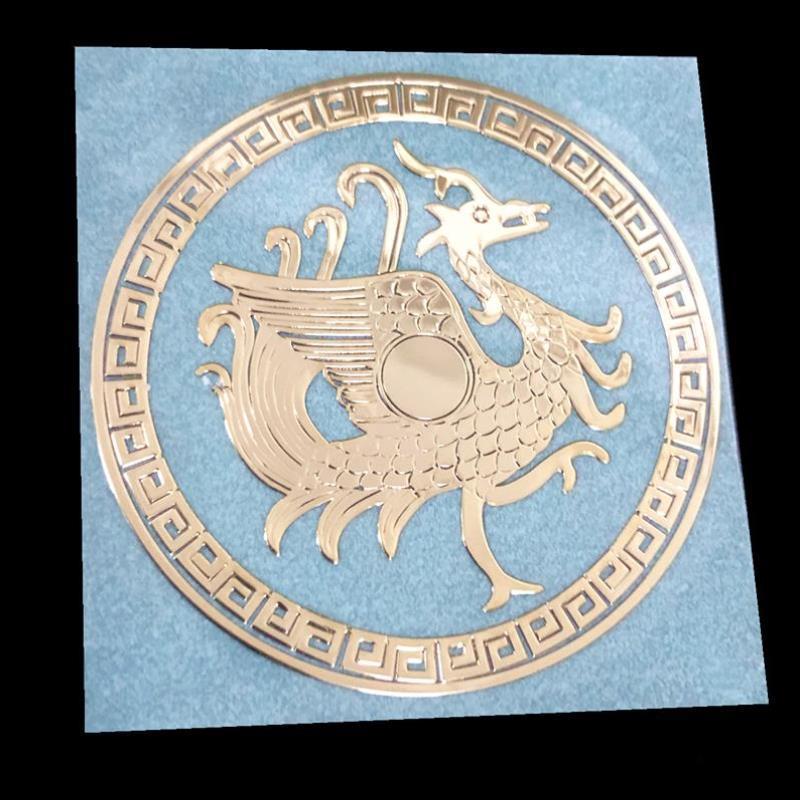 中国风四大神兽青龙白虎朱雀玄武护身汽车手机壳金属贴纸