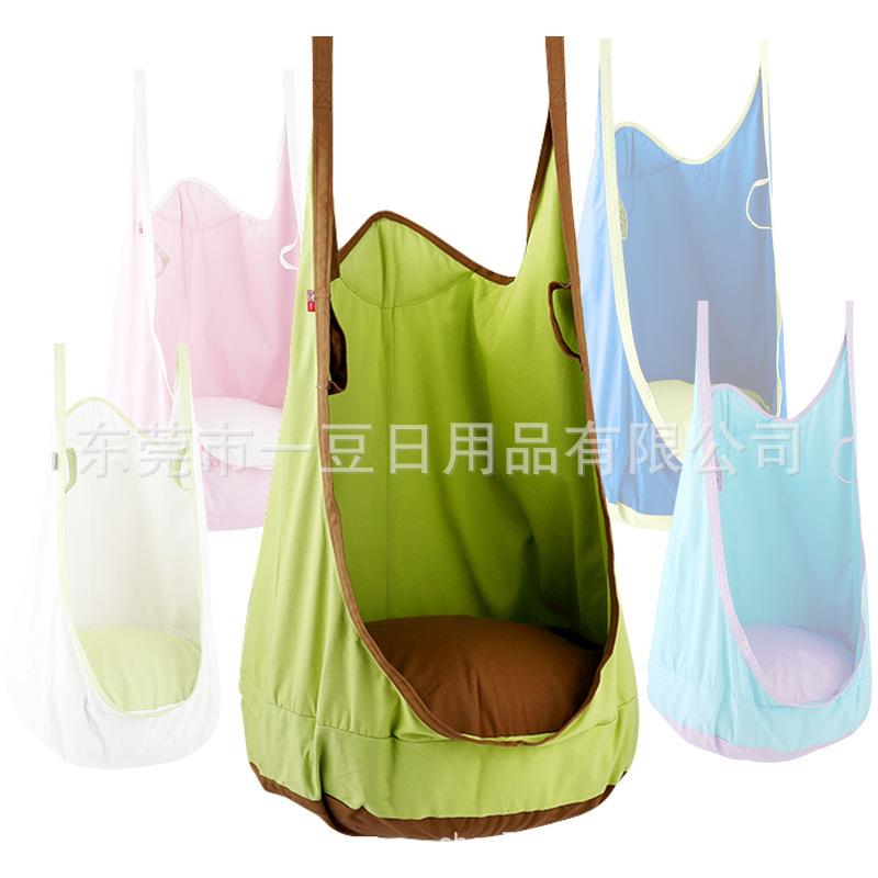 双带儿童布袋秋千swing欧美双吊游乐吊椅感统训练秋千吊床