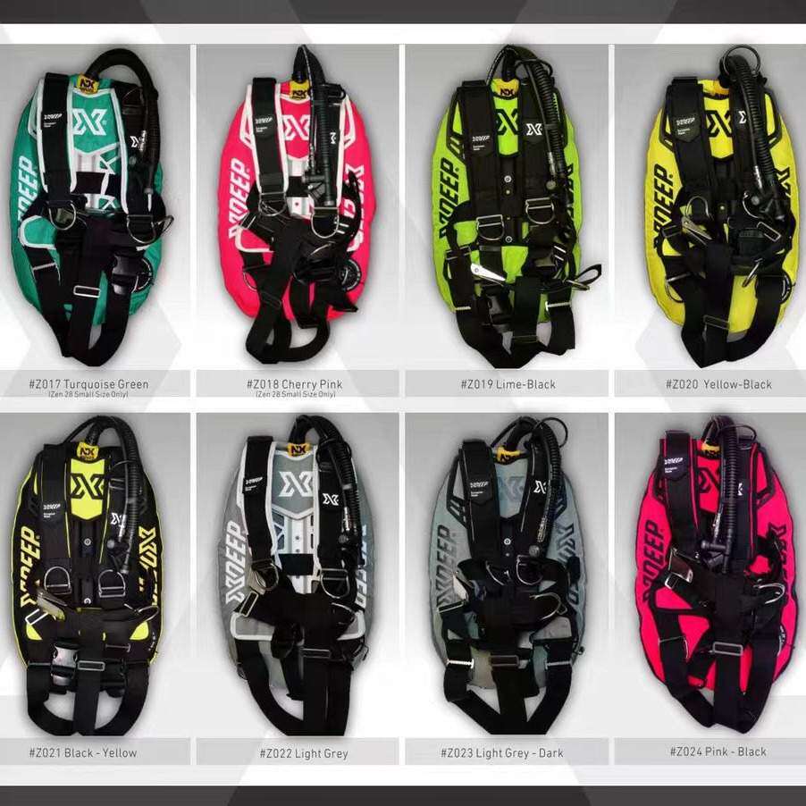 XDEEP GHOST潜水单瓶背飞轻量豪华旅行轻便版浮力调整控制器BCD