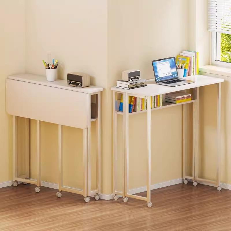 折叠书桌家用可移动学生学习写字桌简易餐桌床边办公电脑桌子简易