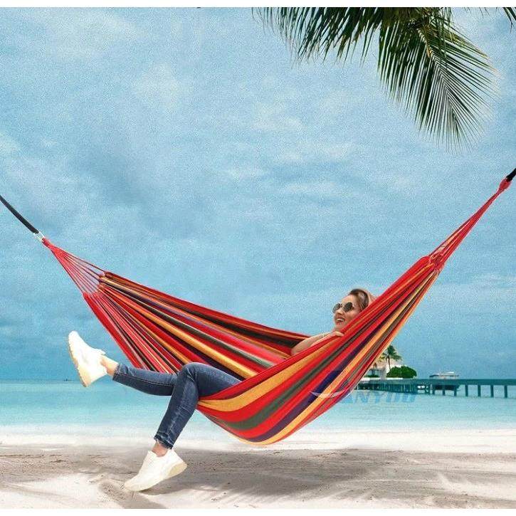 户外休闲吊床双人加厚帆布吊床露营户外野营用品秋千户外吊椅,电子/电工,接线端子,淘宝优惠券,粉丝福利购,淘宝优惠卷