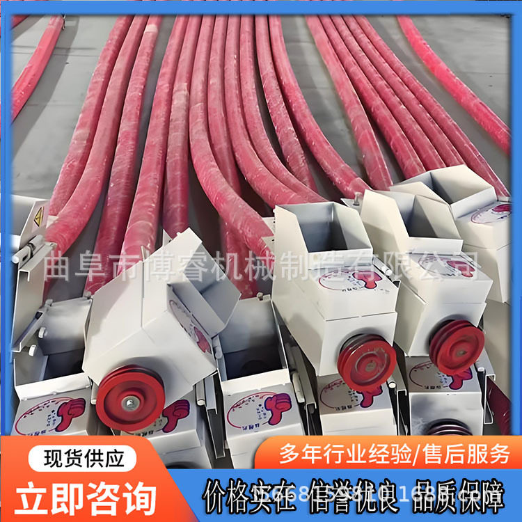 汽油车载软管吸料机100直径管