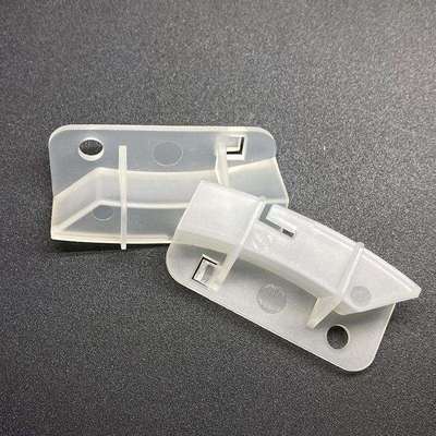 生产白色透明吸顶灯罩底盘卡扣卡脚 卡子塑料灯脚罩子塑料旋转卡