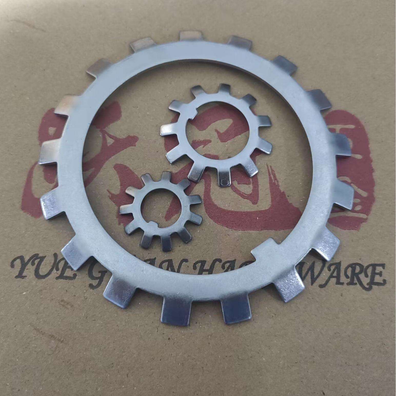 304 不锈钢 DIN5406 M180 M190 M200 圆螺母防松垫片 多齿垫圈 MB