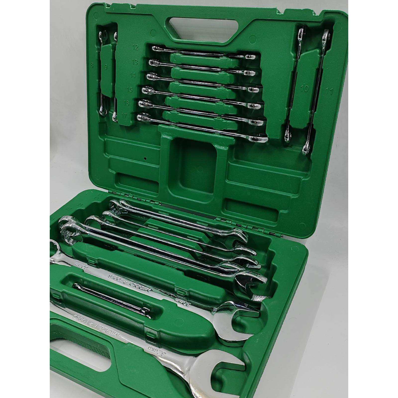 扳手工具两用扳手一头梅花一头开口6-32套装盒装20件套梅开汽机修,3C数码配件,USB灯,淘宝优惠券,粉丝福利购,淘宝优惠卷