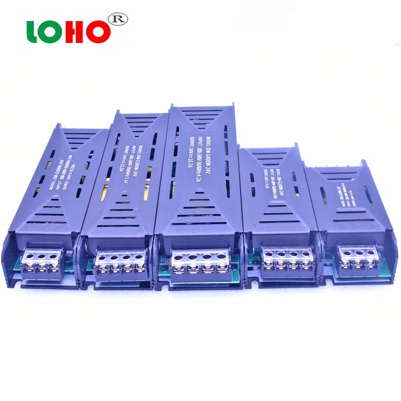 静音12V24V48V400W300W200W100W60W led长条线性控制装置开关电源