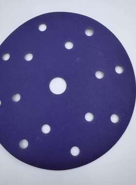 高品质P240紫色陶瓷砂盘150毫米6英寸15孔汽车钩环砂盘