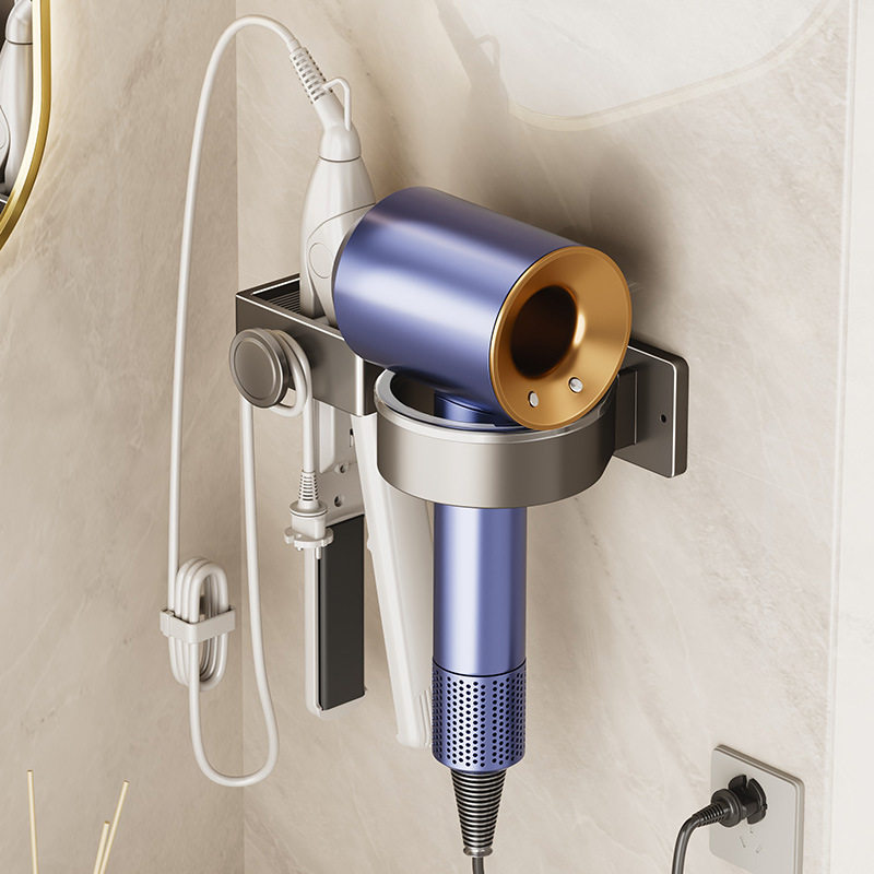吹风机支架免打孔收纳置物架壁挂风筒放置架懒人卫生间电吹风挂架,家庭/个人清洁工具,吹风机置物架,淘宝优惠券,粉丝福利购,淘宝优惠卷