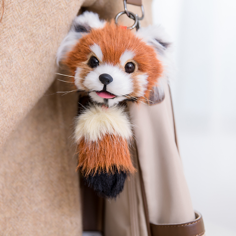 小熊猫玩偶钥匙扣包包挂件公仔