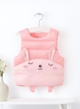 木木屋儿童马甲秋冬季宝宝内外穿背心男女童加绒马甲保暖加厚坎肩