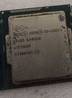 维修E3 1231V3  CPU，主频3.4GHz，4核八线程议价