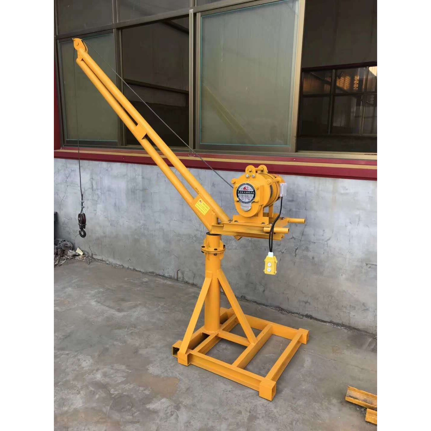 建筑转吊工程工地用起重机 挖桩打井用小起重机 农村楼房起吊机